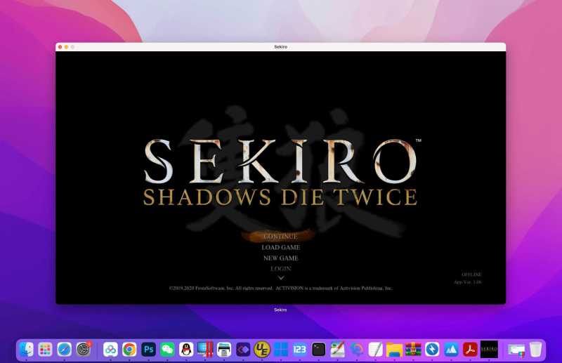 【A246】只狼：影逝二度 年度版 for Mac Sekiro: Shadows Die Twice v1.06 中文移植版
