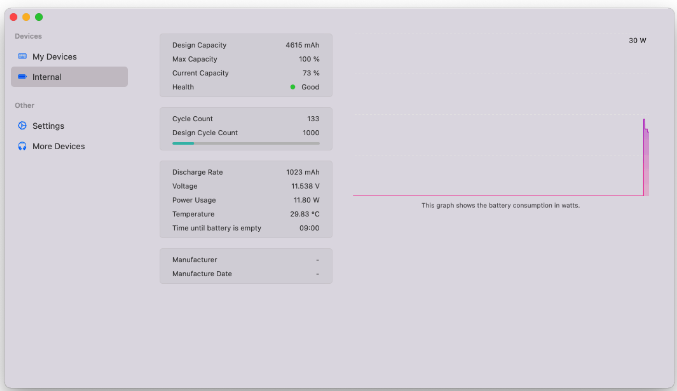 【R1】Magic Battery for Mac v9.1.3 中文版 苹果设备电池显示工具 image.png