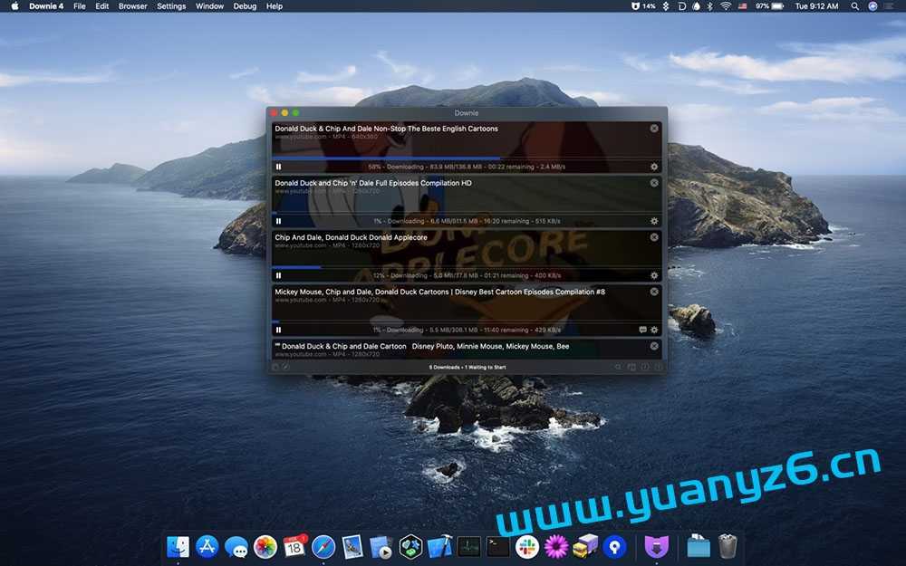 【R9】Downie 4 for Mac v4.11.3 中文版 视频下载工具