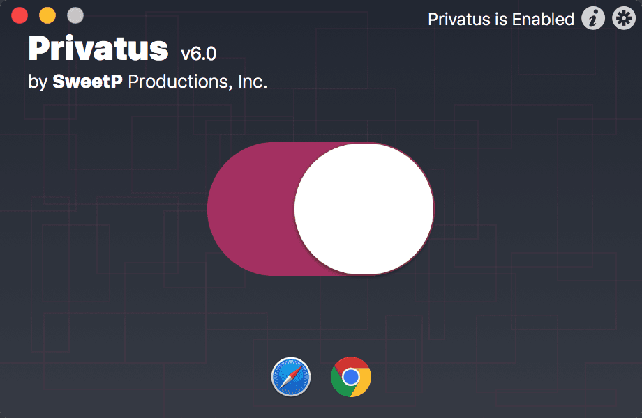 Privatus for Mac v7.2 浏览器隐私自动清理工具