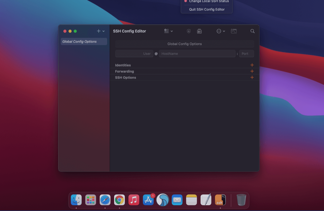 SSH Config Editor for Mac v2.6.9 SSH配置文件管理器