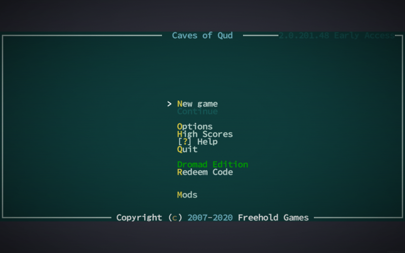卡德洞窟 Caves of Qud for Mac v2.0.210.22 英文原生版 附DLC