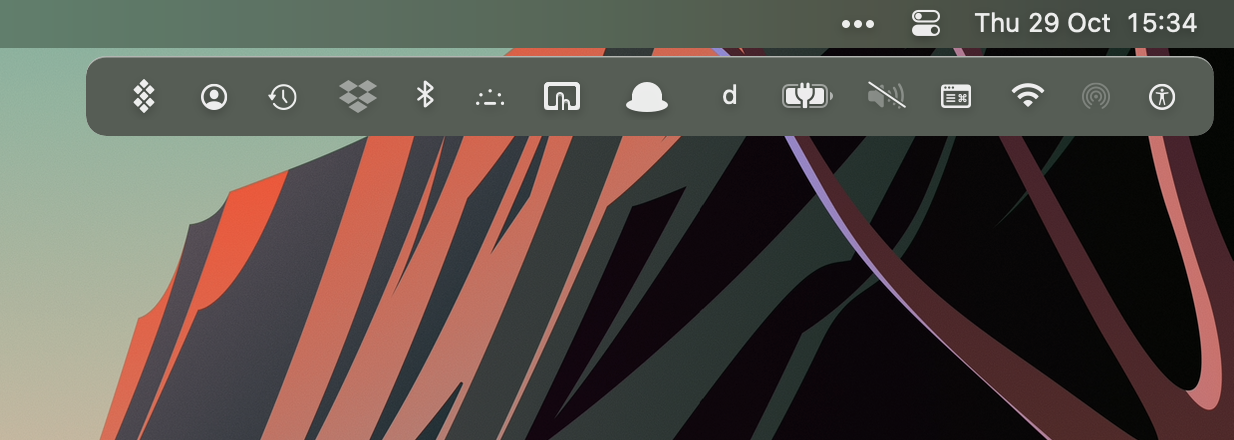 Bartender 6 for Mac v6.1.1 中文版 mac菜单栏管理工具