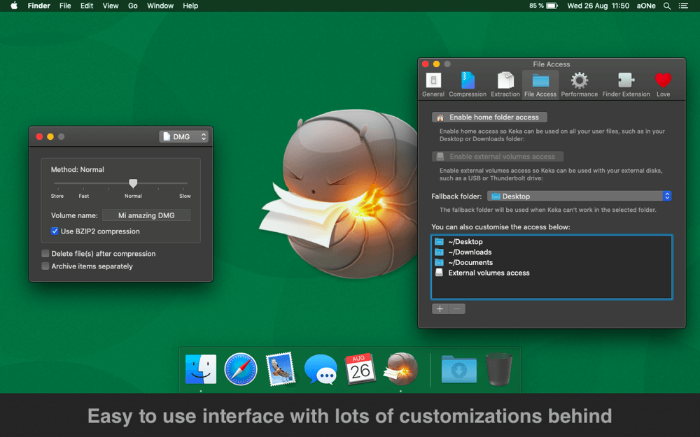 <strong>Keka</strong> for Mac v1.6.0 中文版 RAR解压工具