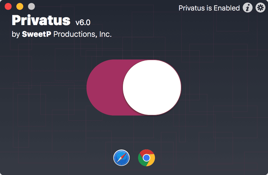 Privatus for Mac v7.3.3 浏览器隐私自动清理工具