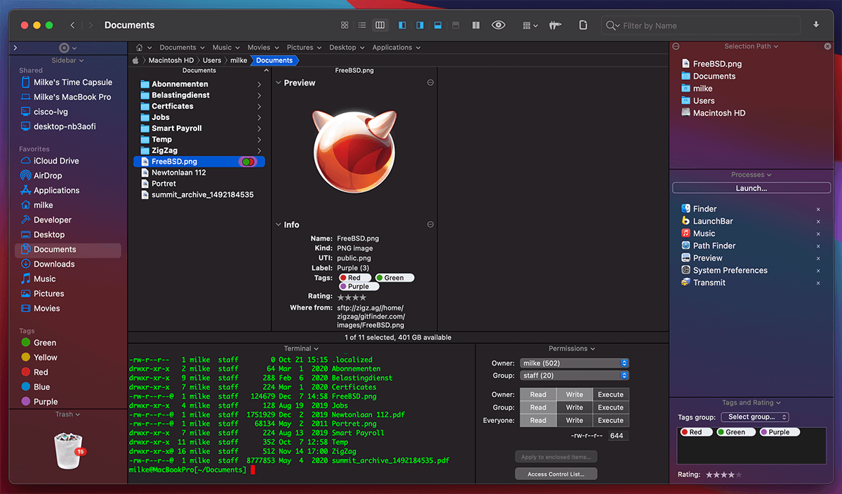 Path Finder for Mac v2211 中文版 强大的文件资源管理器