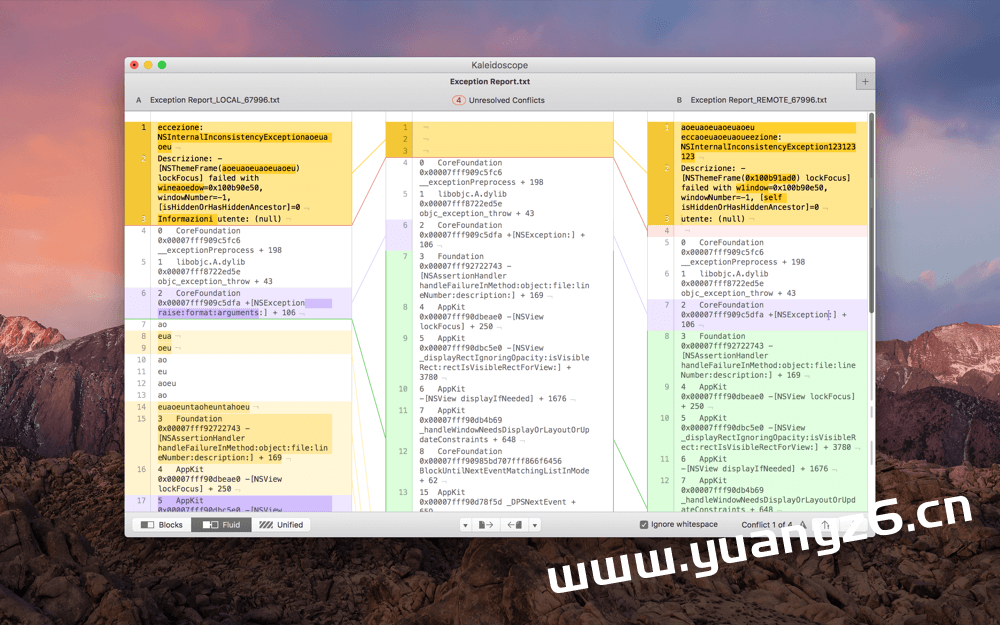 Kaleidoscope for Mac v6.6.0 Mac文件对比工具-Mac猫