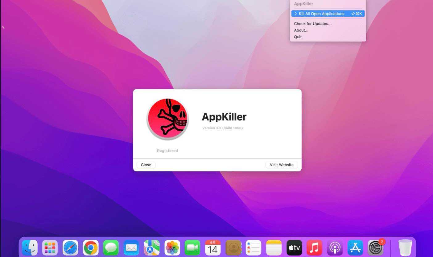 AppKiller for Mac v4.2.4 一键关闭所有软件
