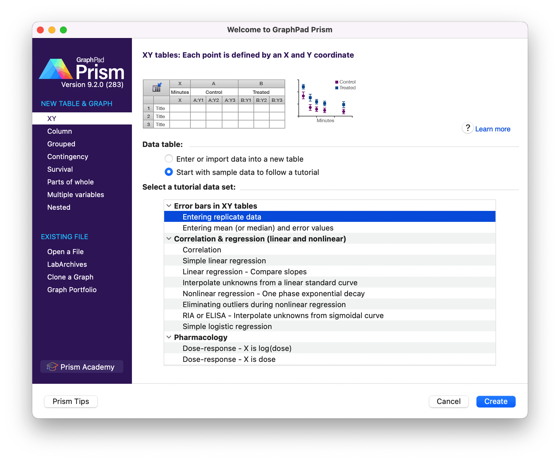 Prism for Mac v11.0.0 专业的数据绘图分析工具