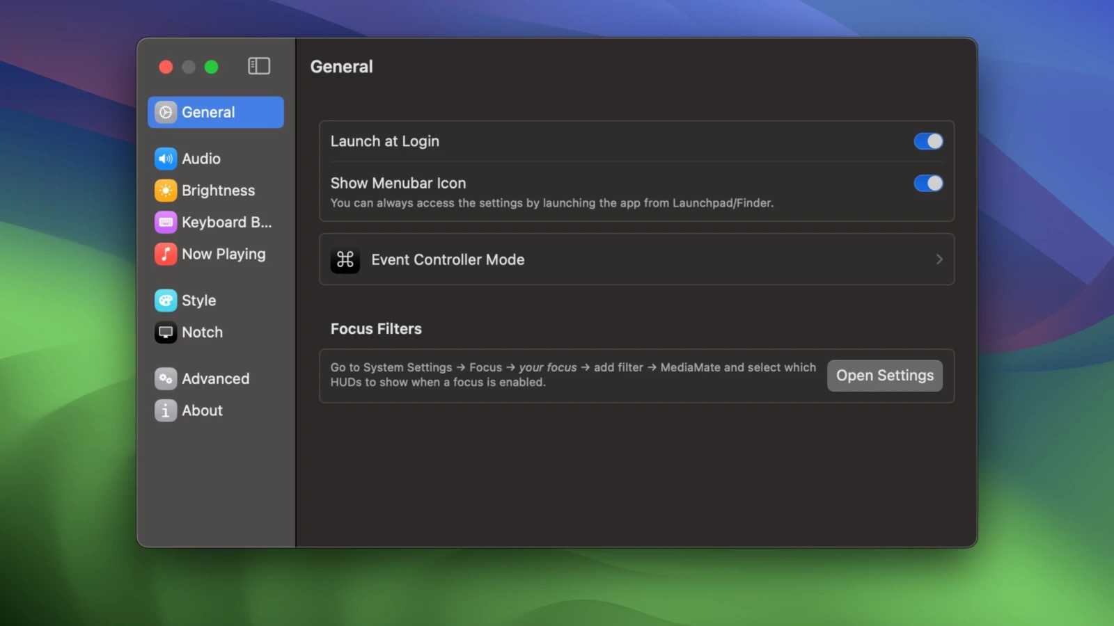 MediaMate for Mac v3.8.3 刘海屏灵动岛特效