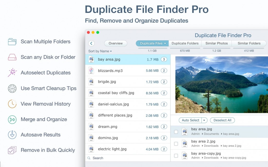 Duplicate File Finder Pro for Mac v8.5.2 重复文件查找软件