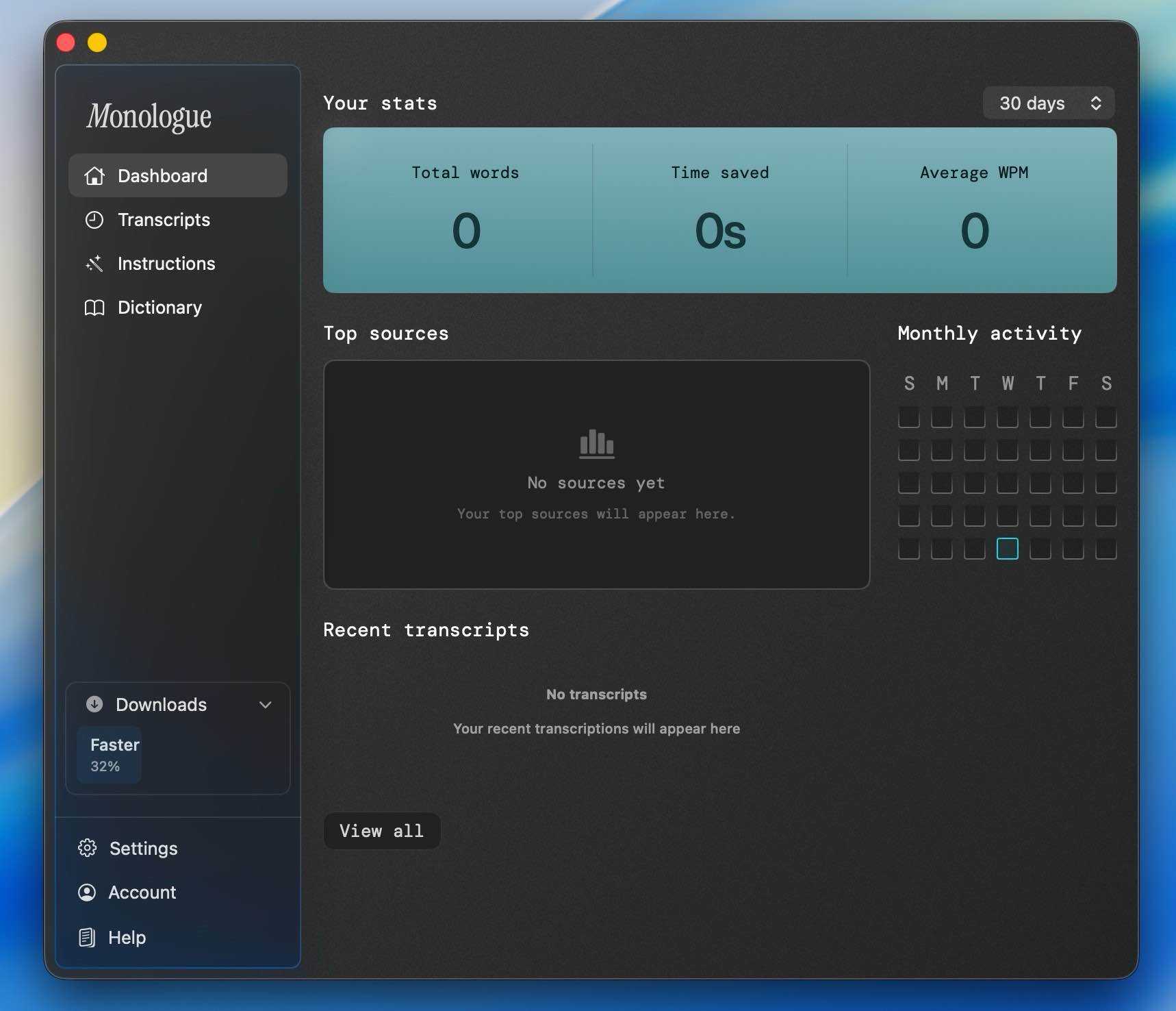 Monologue for Mac v1.0.65 智能语音转录