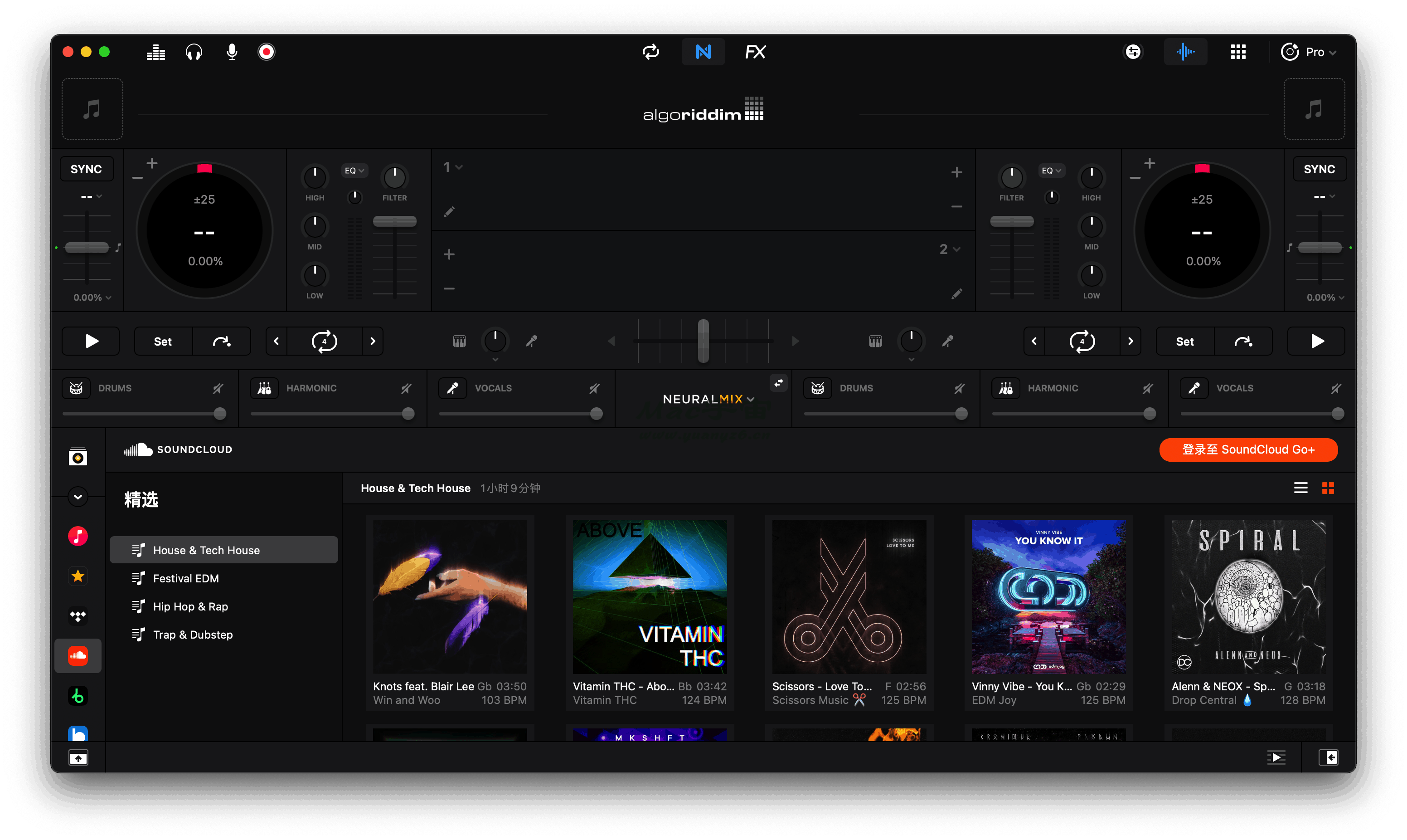 djay Pro AI for Mac v5.6.3 优秀的DJ软件-Mac猫