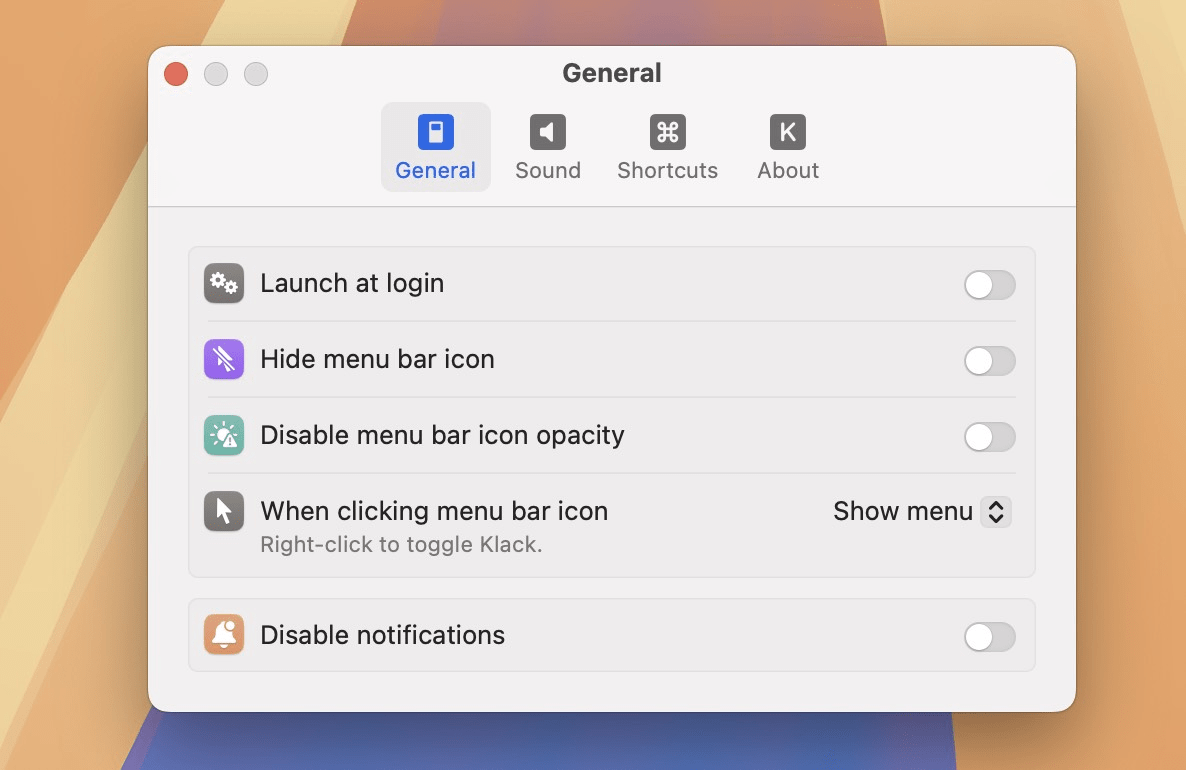 Klack for Mac v1.7.2 机械键盘模拟
