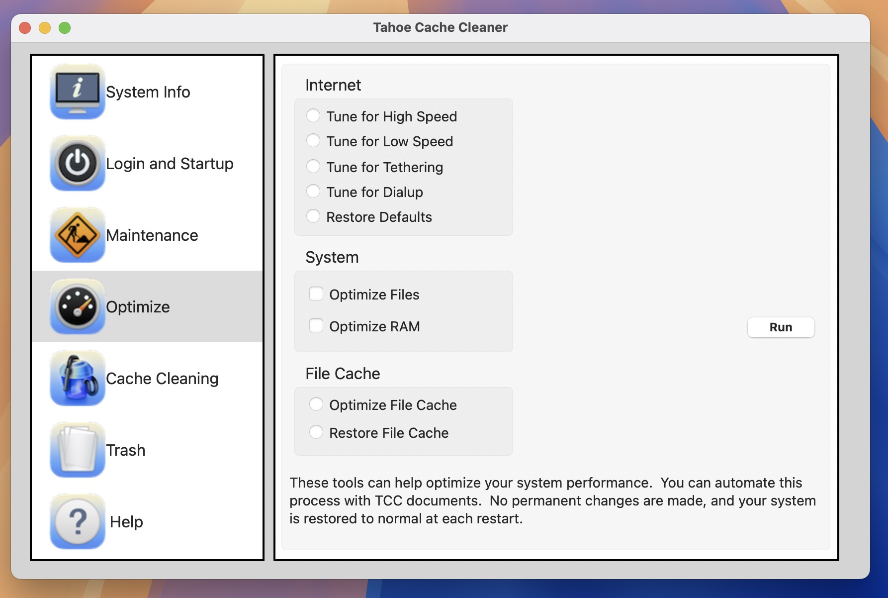 Tahoe Cache Cleaner for Mac v26.3.0.0.0 系统清理维护工具