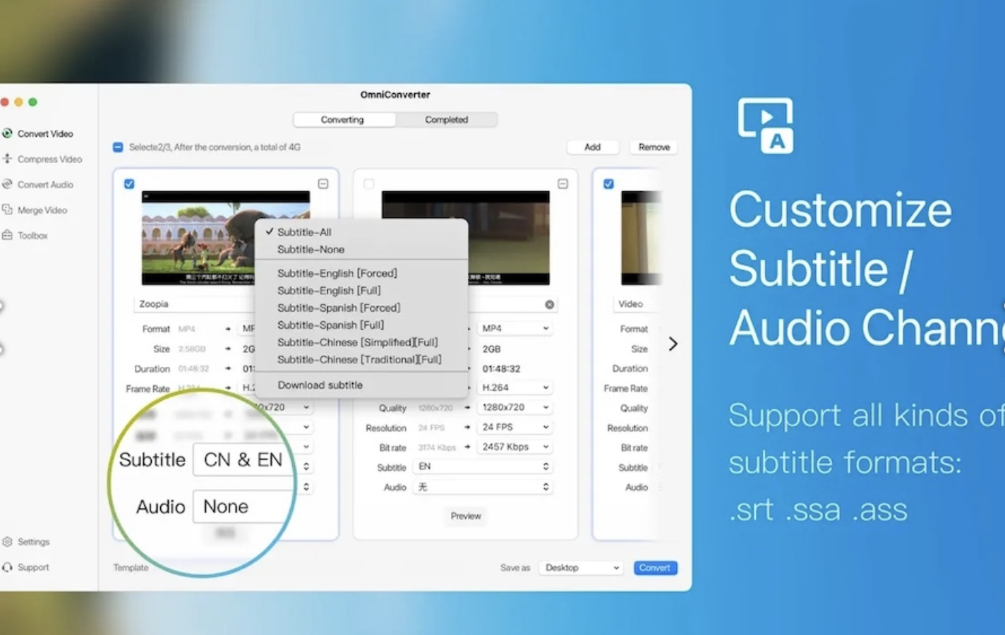 Video Converter X2 即刻转换 for Mac v1.3.6 中文版 超赞的mac视频转换软件