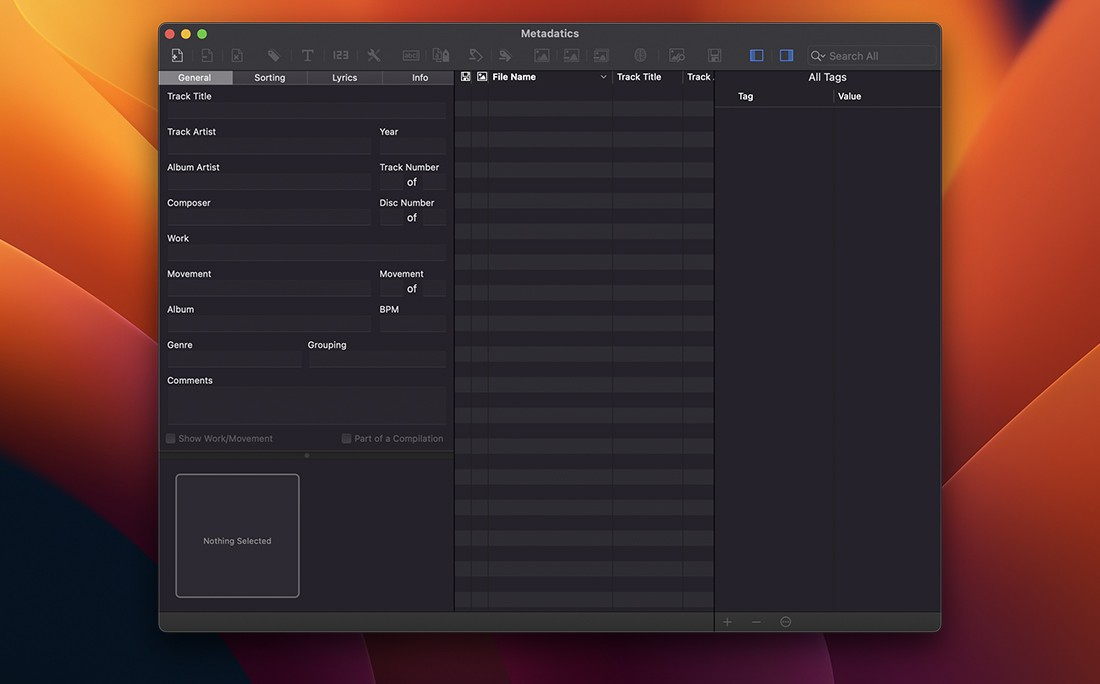 Metadatics for Mac v1.6.15 音乐元数据编辑
